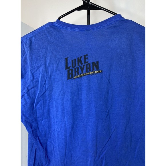 Gildan | Tops | Luke Bryan Dirt Road Diaries Tour Shirt Blue XL - Picture 11 of 15